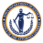 Iowa Department of Justice, Office Of the Attorney General logo, an IGX Solutions client.