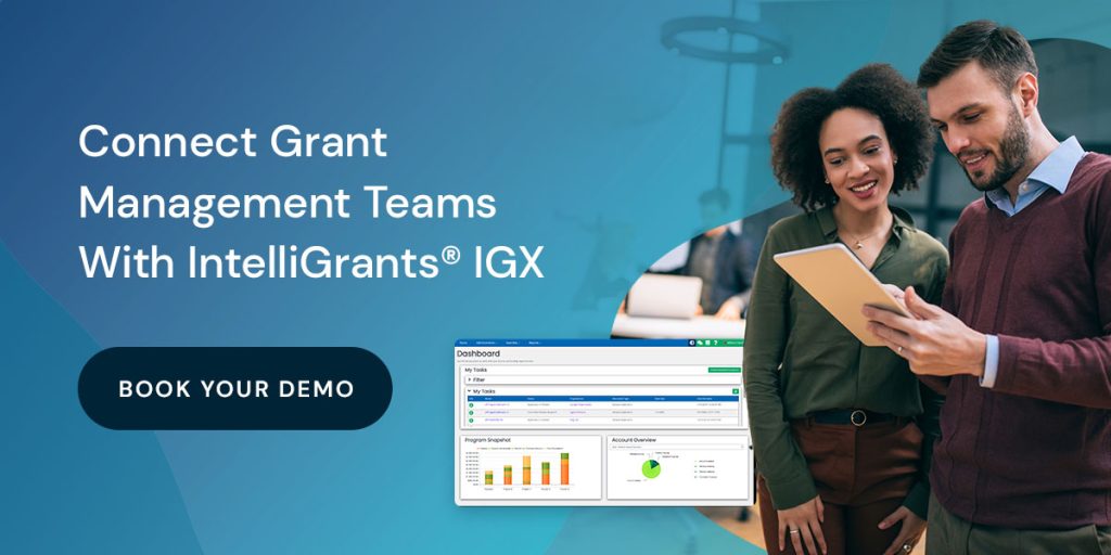 Connect Grant Management Teams With IntelliGrants® IGX