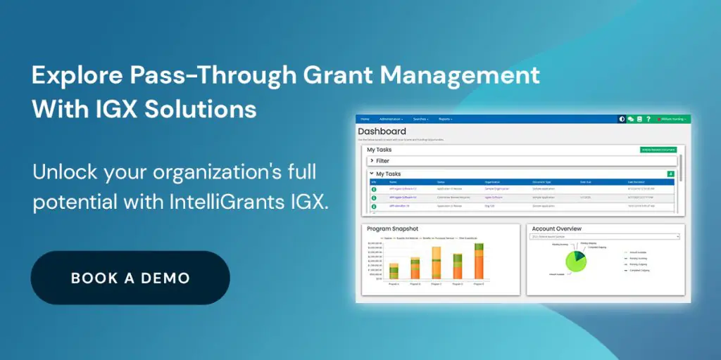 Explore Pass-Through Grant Management With IGX Solutions