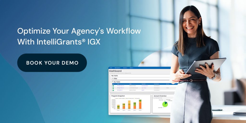 IntelliGrants IGX Book your Demo